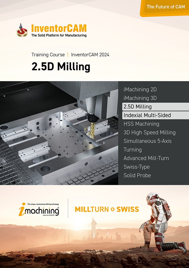 2.5D Milling Training Course and all related exercises.