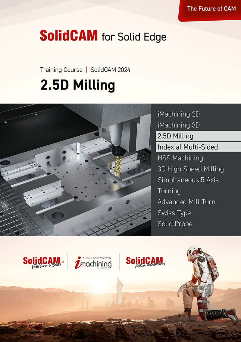 2.5D Milling Training Course and all related exercises.